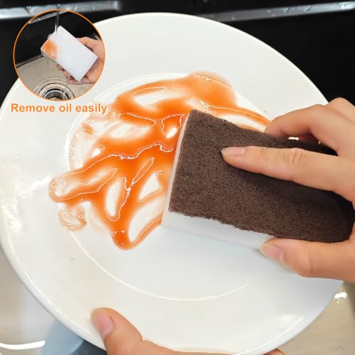 Image of 50 Pcs Individually Wrapped Sponges for Airbnb Apartment Brown