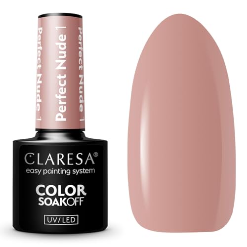 01 Perfect Nude - Esmalte de uñas UV (5 ml) Claresa