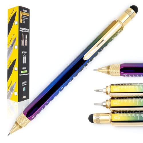 Stylo à outils 0.9 mm Monteverde USA arc-en-ciel multifonction en métal