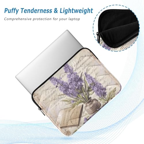 Funda para Laptop Retro Lavanda 13-14 Pulgadas Impermeable miniatura 5