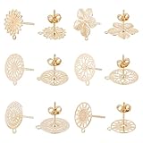 Utilisation polyvalente : ces boucles d'oreilles sont parfaites à combiner avec d'autres bijoux pour boucles d'oreilles DIY, comme par exemple Boucles d'oreilles à breloques, boucles d'oreilles à pompons, pendentifs en perles, boucles d'oreilles en strass, etc.