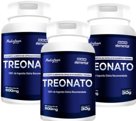 kit 3 magnesio treonato 500 mg 60 capsula medinfarm