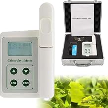Portable Chlorophyll Meter Machine,Hand-Held Chlorophyll Analyzer,Chlorophyll Meter for Testing Plant Chlorophyll,Leaf Analyser,Multifunction Plant Test Meter