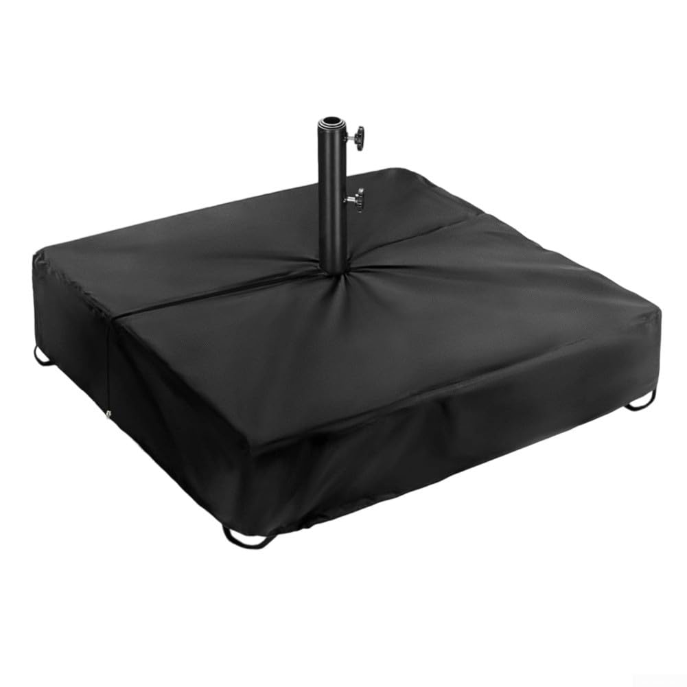 Housse de pied de parasol en tissu résistant 107x107 cm pour une protection durable
