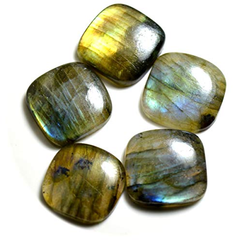 Pierres de labradorite originale 13x13 mm pour réussir vos sertissages de bijoux