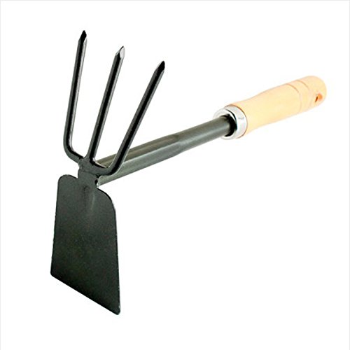 Kem Main Plough 2 en 1 Binette et Trident Ho-mi Homi Hommy Truelle pour jardinage désherbage mauvaises herbes éliminant enlever les mauvaises herbes Outil pour plat de marée Clam attraper