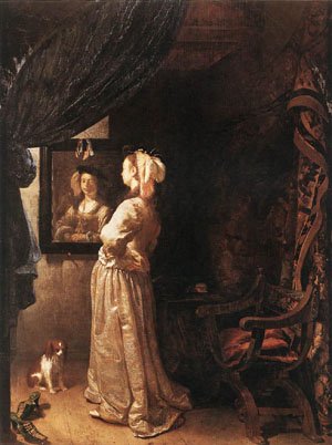 Peinture à l'huile tableau hollandais pour décoration de chambre ou bureau chic