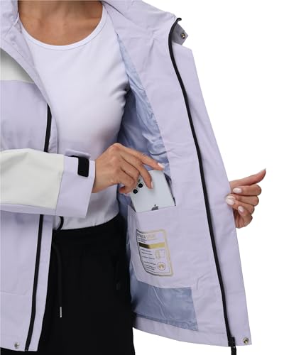 Chaqueta impermeable H2O contra lluvia y viento: mantente seco con capucha extraíble 5