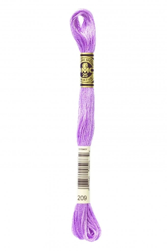 Fil à broder DMC 209 écheveau coton pour personnaliser vos vêtements