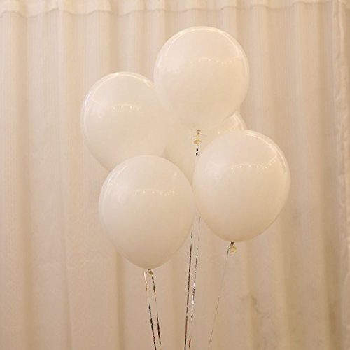 Annodeel 50 Pcs 12Inch Pink And White Balloons, Pearl Latex Balloons (Light Pink Balloons/Dark Pink Balloons/White Balloons) For Girl Birthday Party Wedding Decorations Romantic Party #TOP3