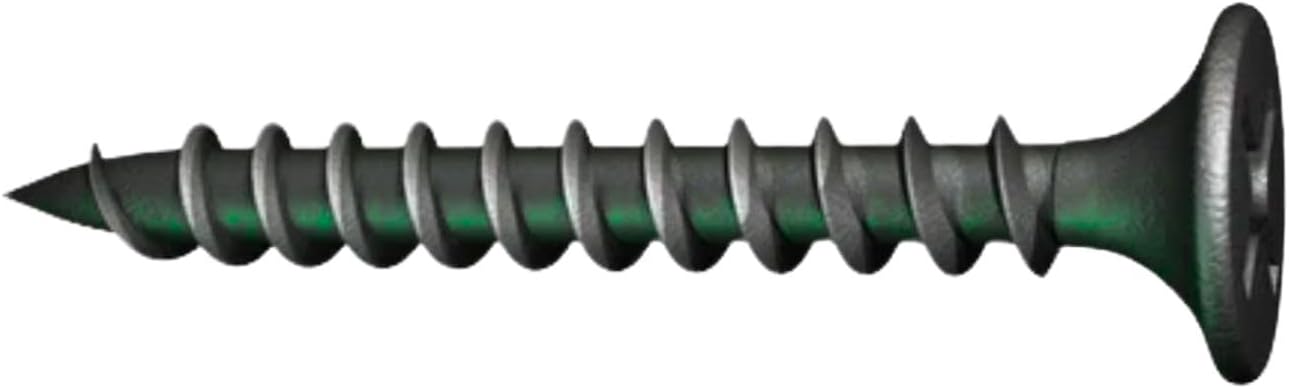 Drywall Screws Head With Fine Thread Flat Head for Fixing Wood, Gypsum Board, Plywood, Fall Ceiling, Plaster Board, Size 1Inch, 2.54 cm (25.4mm) Colour (Black) -100 Pieces