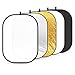 Produktbild NEEWER 5 in 1 Reflektor 59"x79"/150x200cm Lichtreflektor für Fotografie, Tragbarer Faltbarer Multi Disc mit Tasche - Transluzent, Silber, Gold, Schwarz, Weiß Diffusor für Studio und Außenbeleuchtung