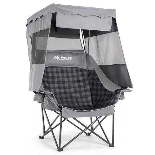 Silla de Camping Oversized Huskfirm con Sombrilla