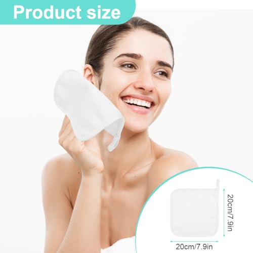 URAQT 6 Pack Face Cloths Make Up Remover - Image 2