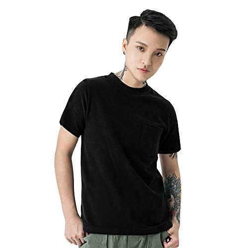 T-Shirt Tomboy Trans Lesbienne BaronHong Manches Courtes Coton