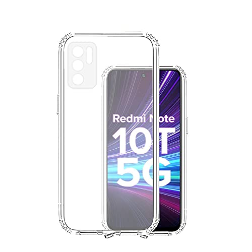 VIDO Transparent Back Case Cover for Redmi Note 10T 5G (Soft & Flexible & Camera Protection Back Case) (B09D89KJSP) Amazon Price History, Amazon Price Tracker