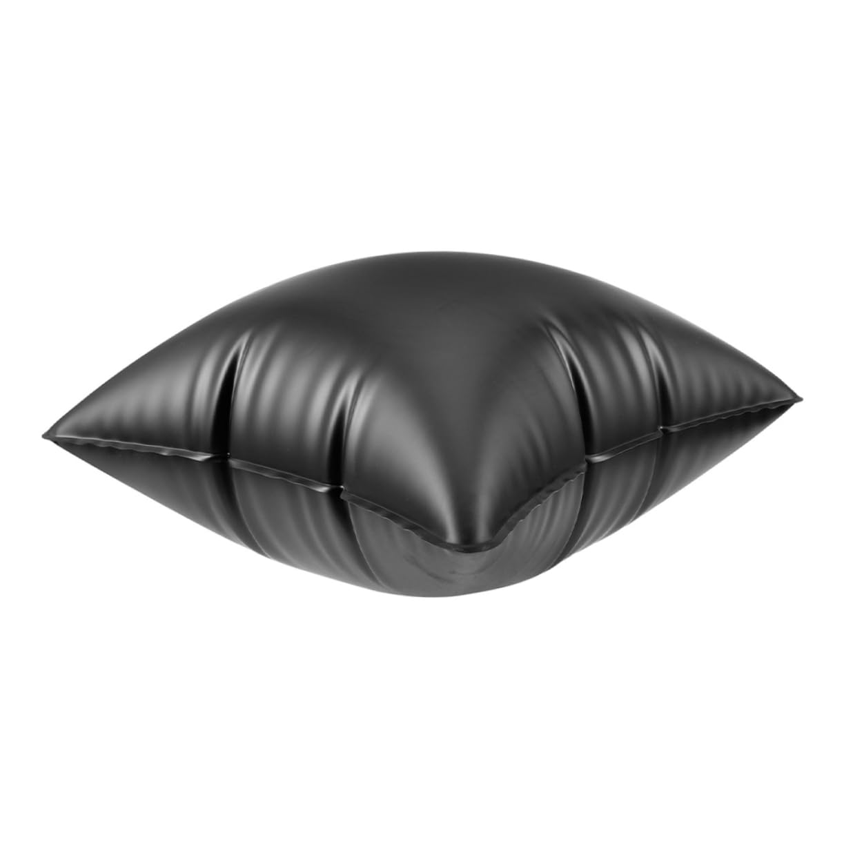 Happyyami Portable Inflatable Pillow Insert Water-Resistant Outdoor Cushion for Camping Ergonomic Design for Travel and Couch Support Black