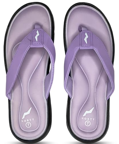 Image of NORTY Women's Memory Foam Flip Flops, Slides & Sandals, Runs 1 Size Small