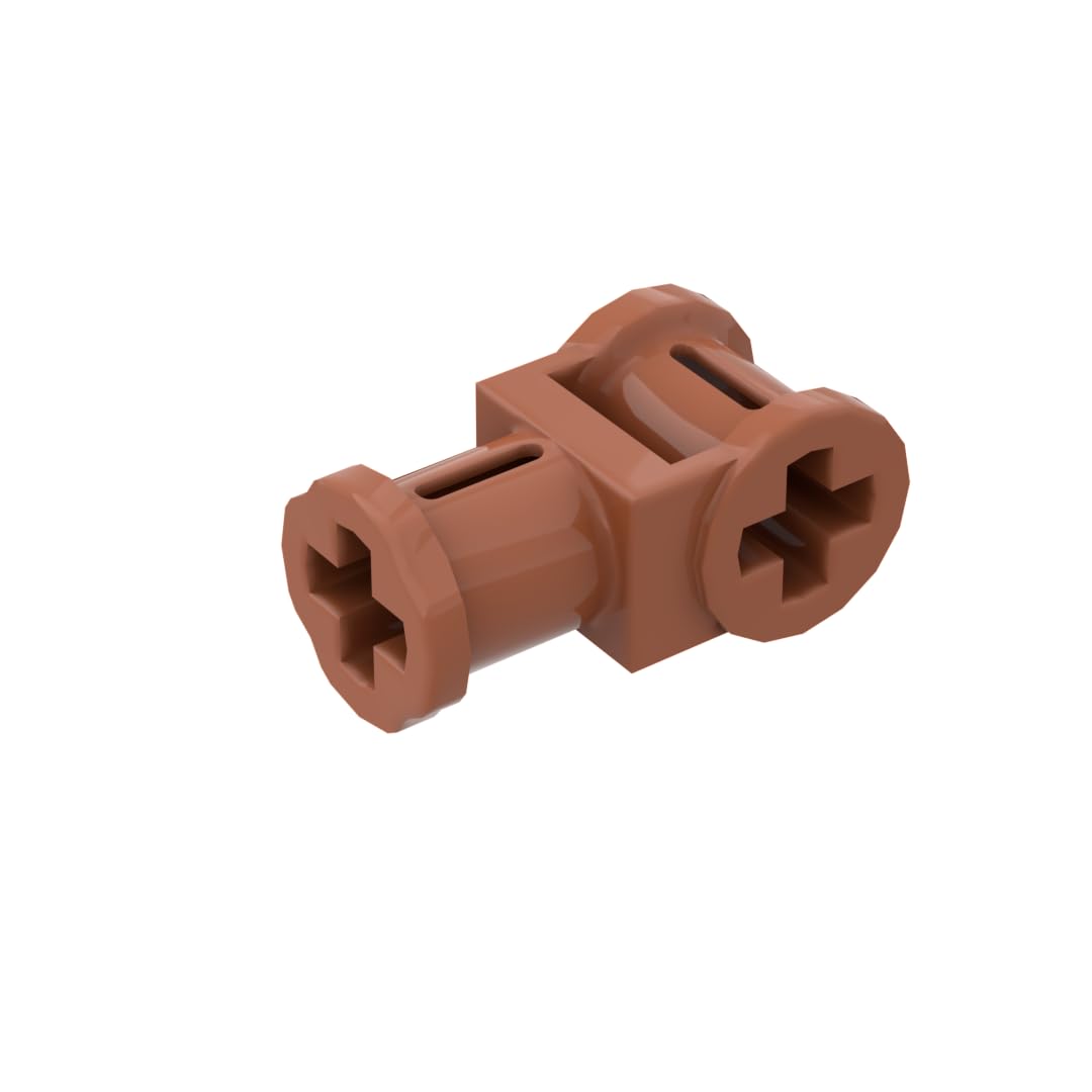 Gobricks Shaft Bolt Connection Technic Axle Connector with Axle Hole 32039 42135 4107081 GDS-931 50Pieces Compatible with Lego Classic Bulk Toy MOC Color:Dark Orange 38 โ image 1