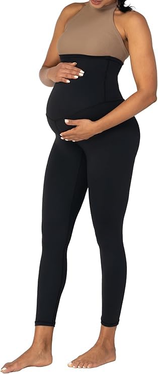 Sunzel Sunzfly Leggings premaman da donna sopra la pancia burrosi morbidi pantaloni da yoga per gravidanza per autunno allenamento lounge, nero, XX-Large