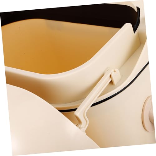 Caneca de basura colgante para cocina beige miniatura 4