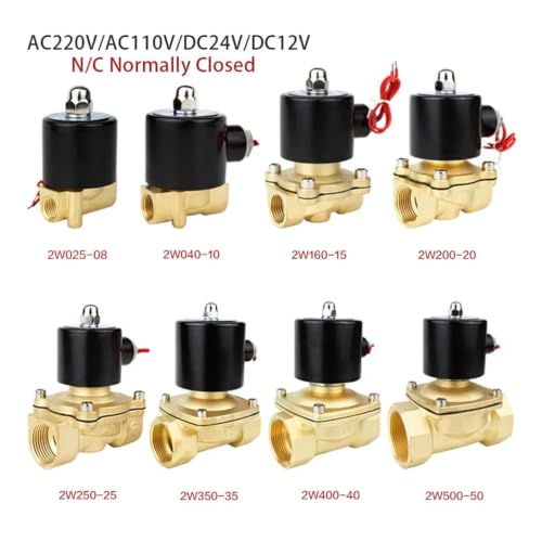 Électrovanne électrique AC220V DN35 pneumatique normalement fermée pour eau - 3