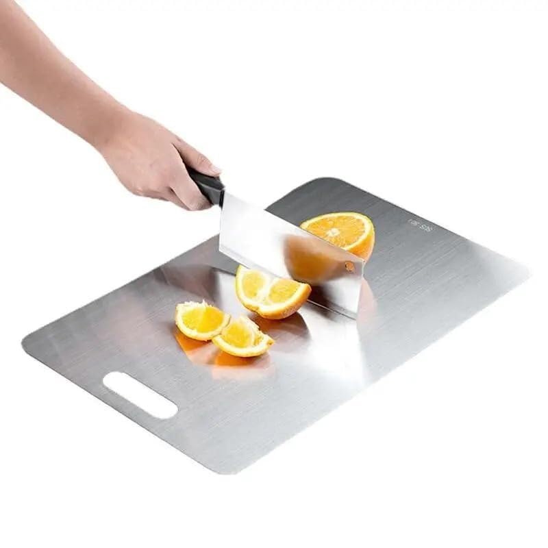 Planche a decouper en titane anti odeur plateau de service extra large rectangulaire - 4