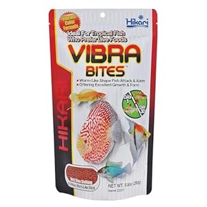 Hikari Vibra Bites 280g, Worm Like Stick for All Fish