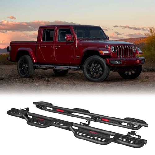 Estribos de acero para Gladiator JT 2020-2025 negro