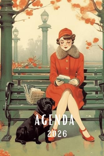 Agenda 2026: Petit format de poche, Semainier, Planificateur hebdomadaire, Format 10x15 cm, 116 pages sur papier crème 90g/m², illustration