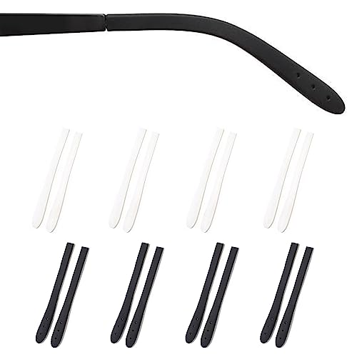 Eyeglass Temple End Tips Soft Silicone Tube Sleeves