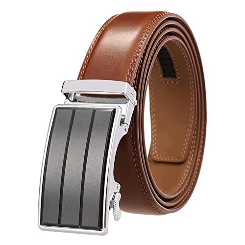 Men's Leather Braided Casual and Dress Belt,Buckle Belts for Men Girdle