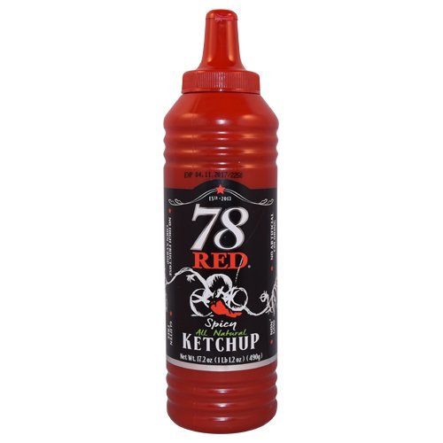 78 Red Ketchup Sabor picante natural 17.28 oz