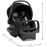 Evenflo Pivot Suite Travel System with LiteMax Infant Car Seat with Anti-Rebound Bar Dunloe Black - Image 5