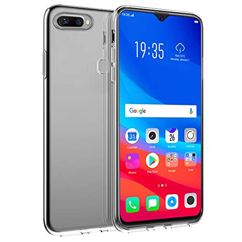 Image of Case Creation Brand - Mobile Cover for Oppo R17 (Soft & Flexible Back Case), Transparent