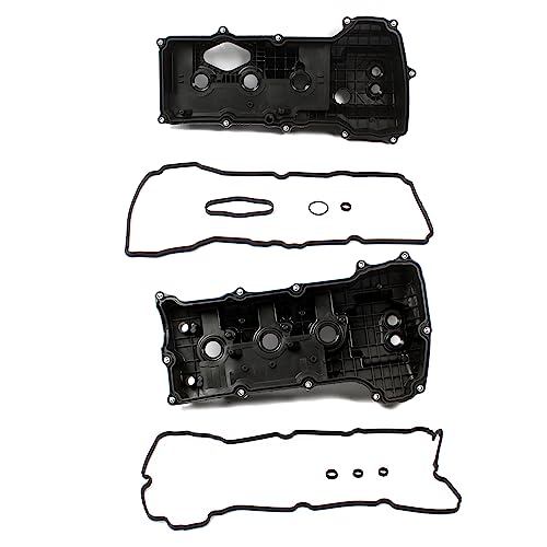 Image of CNS Engine Valve Cover w /Gasket Left & Right Side Compatible with Ford /Lincoln 3.5L (3496cc /213cid) DOHC V6 TURBO