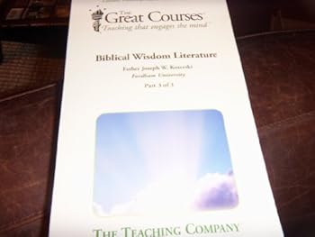 Paperback Biblical Wisdom Literature Course Guidebook (The Great Courses, Religion Parts 1-3) Book