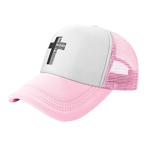 PAUPPY Jeremiah 29:11 Bible Verse Jesus Cross Christian Gifts Pink Boys Baseball Caps Dad Hat Ball Hats for Boys Girls2