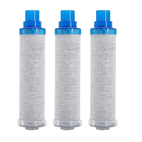 Zestivra Cartuchos de filtro de agua, 3 unidades, 11,6 x 2,8 cm, cartucho de filtro de agua para casa, hogar, cocina, baño, encimera, frigorífico y agua potable