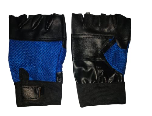 VENOM Blue Color Leather Gym Gloves for Weight Lifting Gloves, Exercise Gloves for Powerlifting, Cross Training, Workout, Best for Men & Women (B0BLYKKCNH) Amazon Price History, Amazon Price Tracker