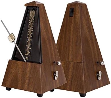 FRIEND® Mechanical Metronome Audible Click & Bell Ring Pyramid Style for Guitar/Bass/Piano/Violin