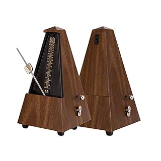 Landtom® Métronome mécanique Clic Audible et Bell Bague Pyramide Style pour guitare/basse/Piano/violon - Les Beatles, Paul McCartney, John Lennon, RIngo Starr, George Harrison