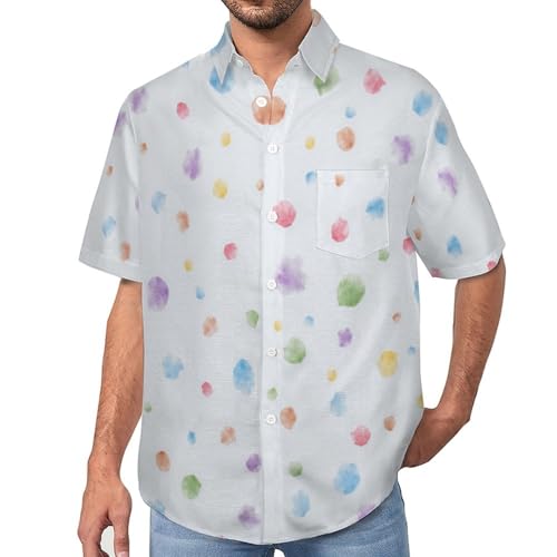 Chemise hawaïenne homme aquarelle chic pour vos terrasses d'été