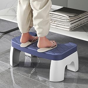 2 Step Stool for Kids with Non-Slip Stepping Surface, Portable Handles, Skid Resistant Foot Pads, and 300 lbs. Capacity, Multipurpose Heavy-Duty Support, Camping Garden Stool (JK-18)-image-6