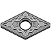 Kyocera DNMG 433PQ TN610 Grade Uncoated Cermet, 0 Degree, Diamond, Negative Rake Angle, Neutral Turning Insert for Continuous and Finishing in (P) Carbon/Alloy Steel (10 Pieces)