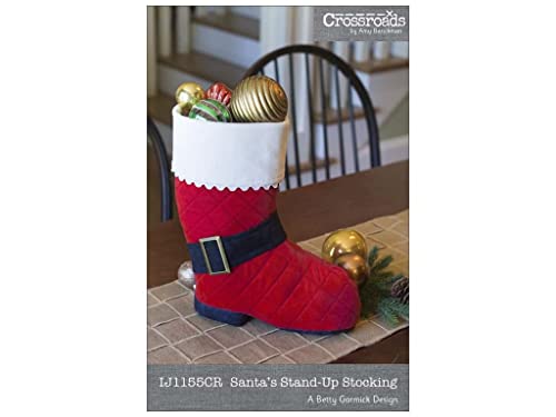 Indygo Junction Santa's Stand-Up Christmas Stocking Sewing Pattern #TOP22