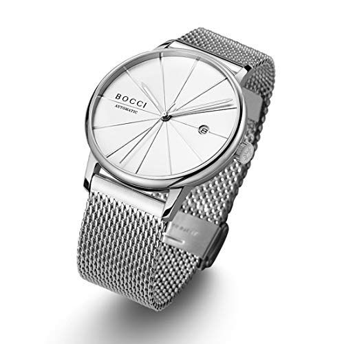 Image of Automatic Watch for Men, Japanese Automatic Mechanical Movement, Sapphire Crystal, Date Display, 50M Water Resistant, 40mm Minimalist Dress Watch