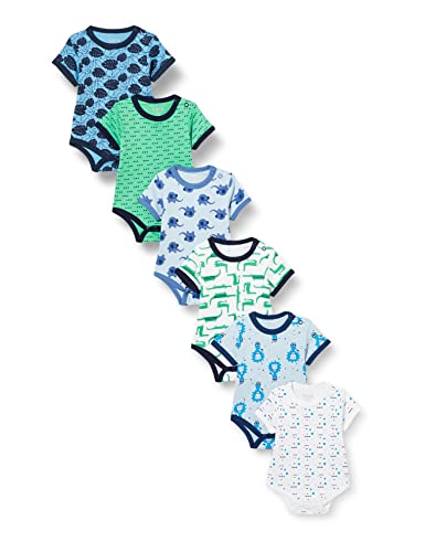 Preisvergleich Produktbild Care Baby Body Kurzarm, 6er Pack Light sky blue (770), 74