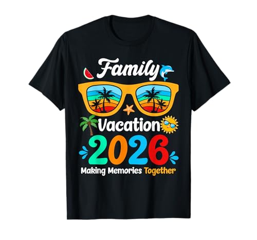 Family Vacation 2026 Summer Beach Family Trips Matching 2026 T-Shirt