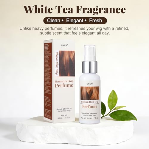 UNEK Parfum pour perruque & parfum cheveux – Anti-odeurs, Thé Blanc, 50 ml – vue 3